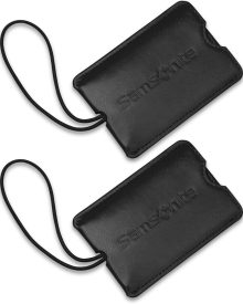 2-Pack Vinyl ID Tags, Light Grey